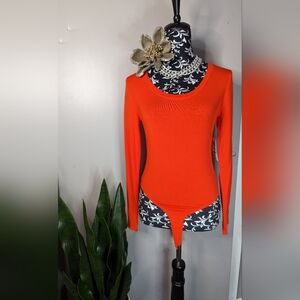 Burnt Orange Bodysuit NWT